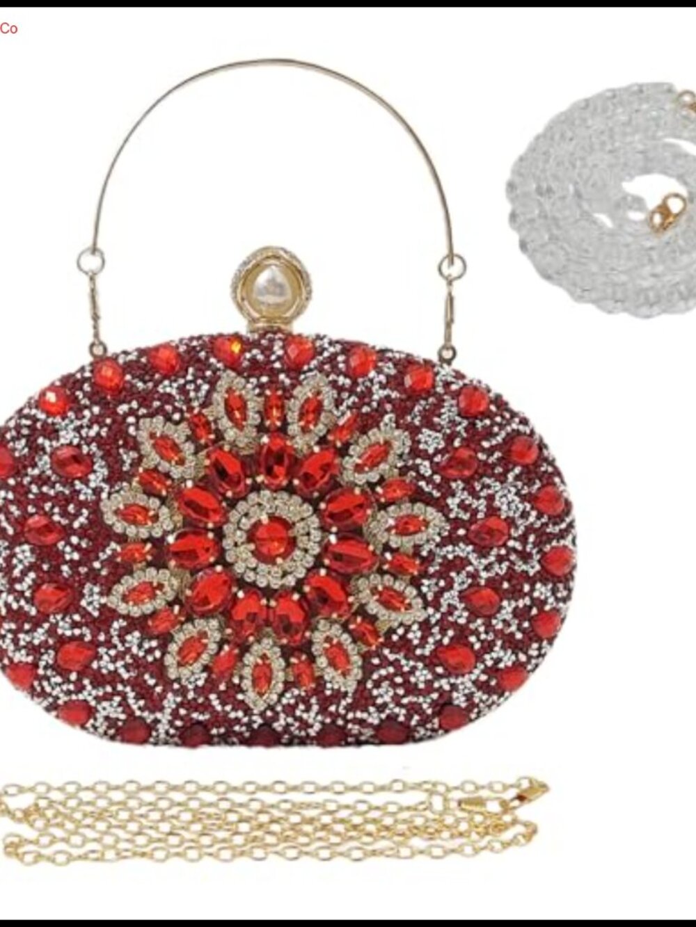 Rhinestone Crystal Evening Clutch Satin Sparkly Diamond Handbag Prom Wedding